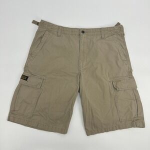 Polo Jeans Co. Ralph Lauren Cargo Shorts Men's 38 Beige Ripstop Military Surplus